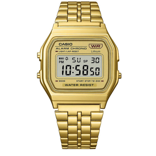 Orologio digitale Casio Vintage unisex A158WETG-9AEF-1