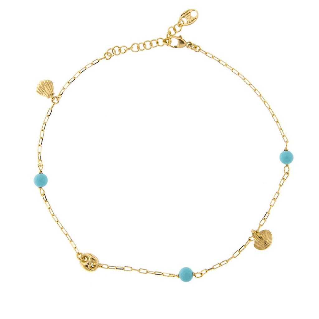 Cavigliera Rue Des Mille Marine Love da donna