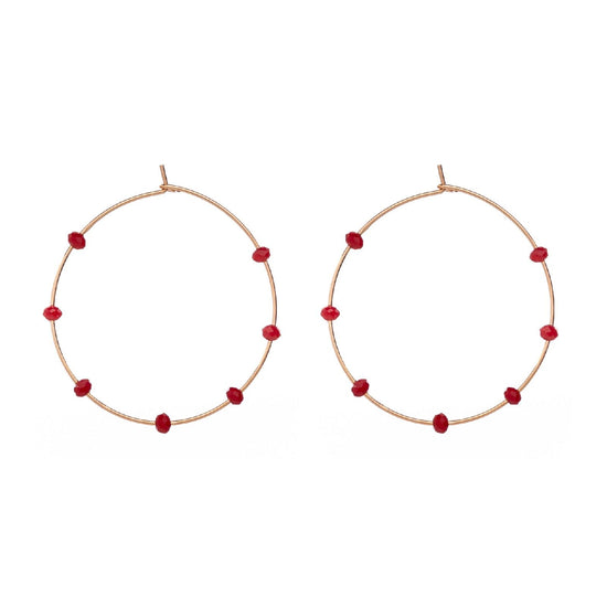 Orecchini Alisia da donna AL1181-ROSATO-ROSSO-1