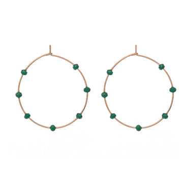 Orecchini Alisia da donna AL1181-ROSATO-VERDE-SCURO-1