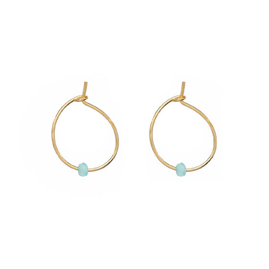 Orecchini Alisia da donna AL1194-ORO-VERDEACQUA-1