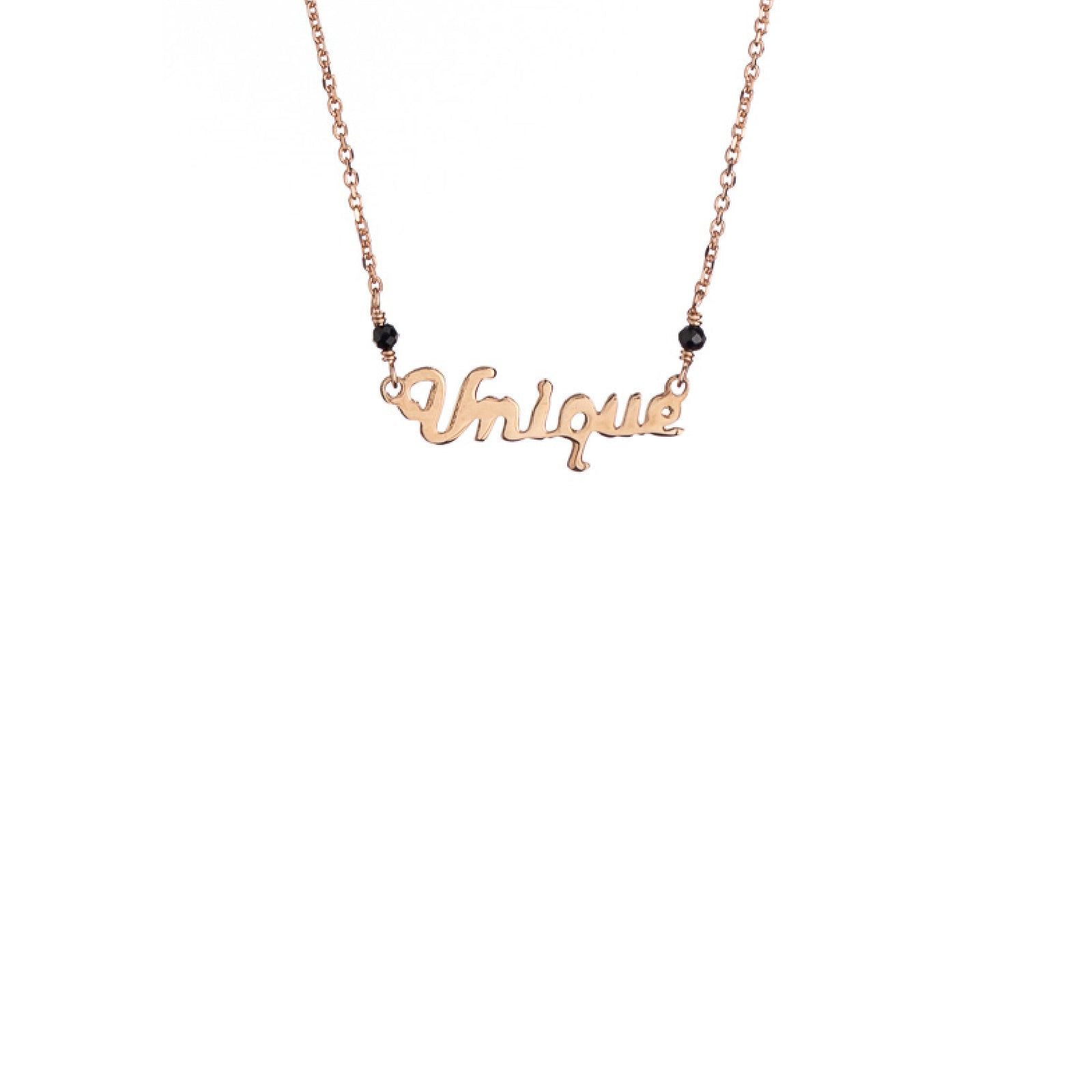 Collana Alisia da donna AL1280C-ROSATO-NERO-1