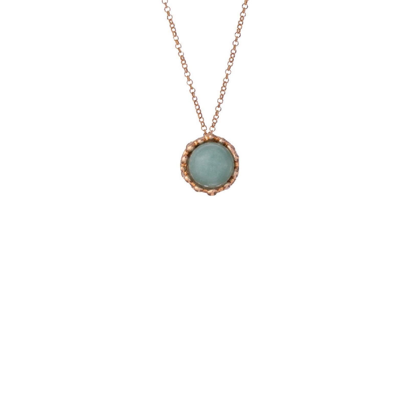 Collana Alisia da donna AL2088-ROSATO-AMAZZONITE-1