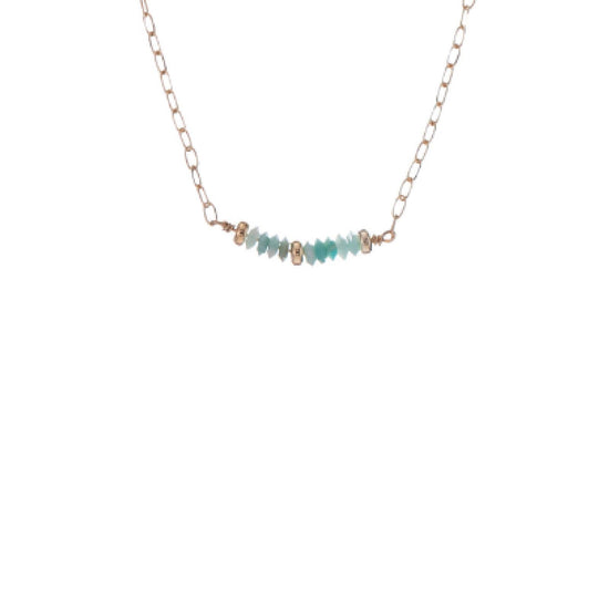 Collana Alisia da donna AL2340-ROSATO-AMAZZONITE-1