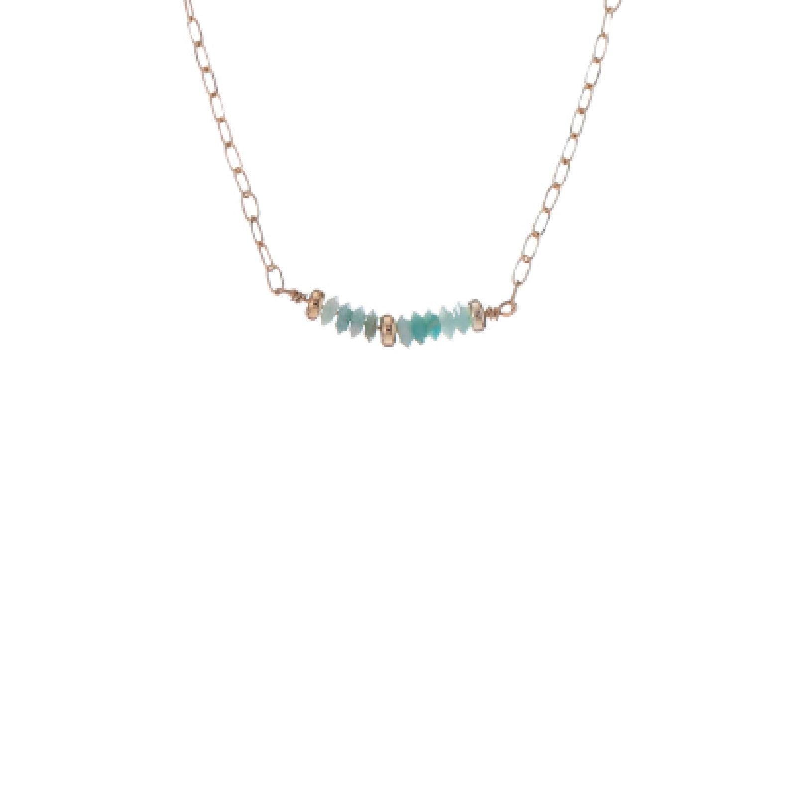 Collana Alisia da donna AL2340-ROSATO-AMAZZONITE-1