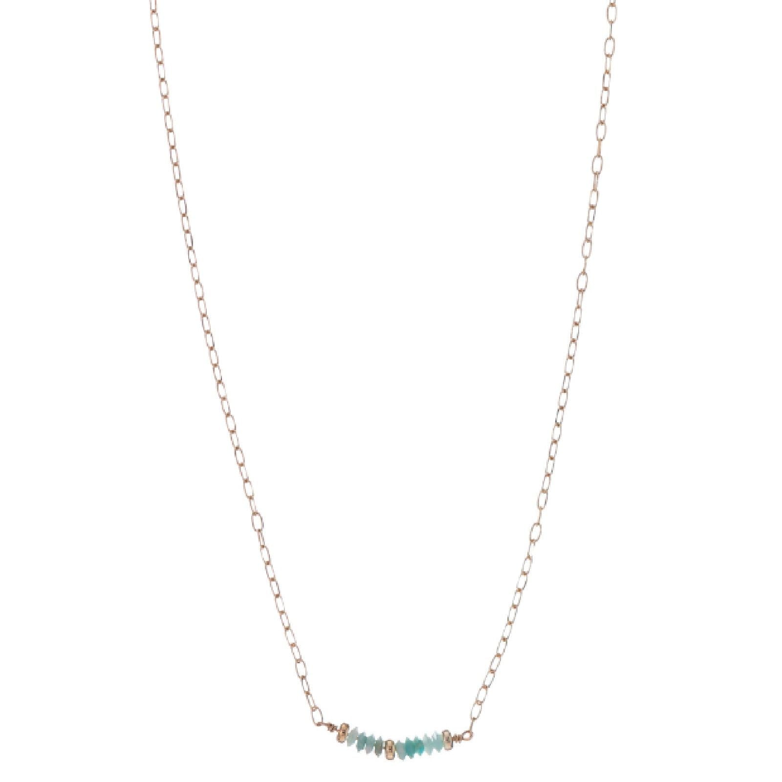 Collana Alisia da donna AL2340-ROSATO-AMAZZONITE-2
