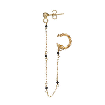 Orecchino singolo Alisia da donna AL2417-ORO-SPINELLO-1