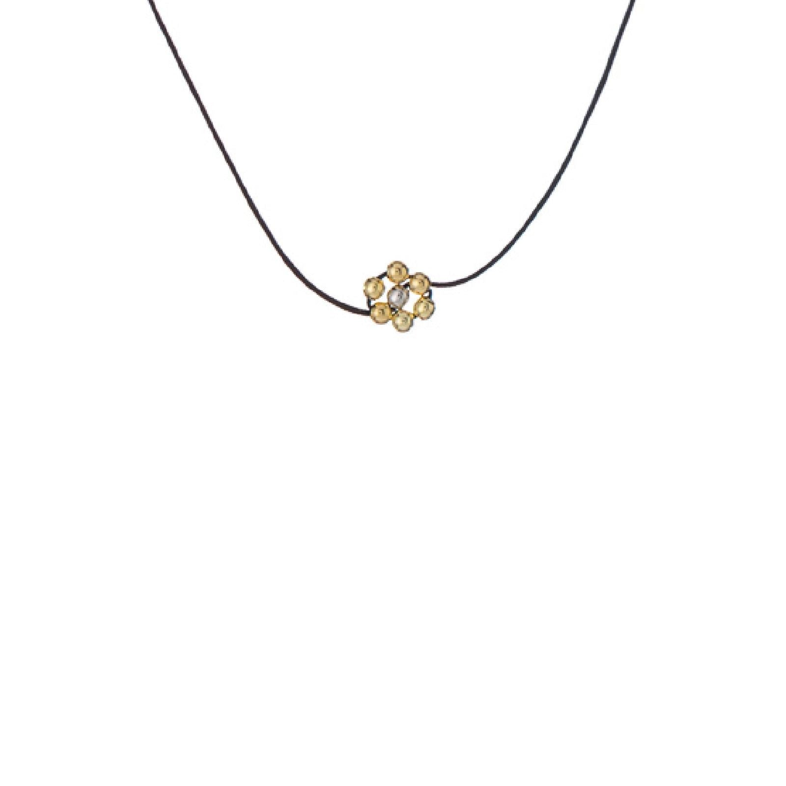 Collana Alisia da donna AL2443-ORO-NERO-1