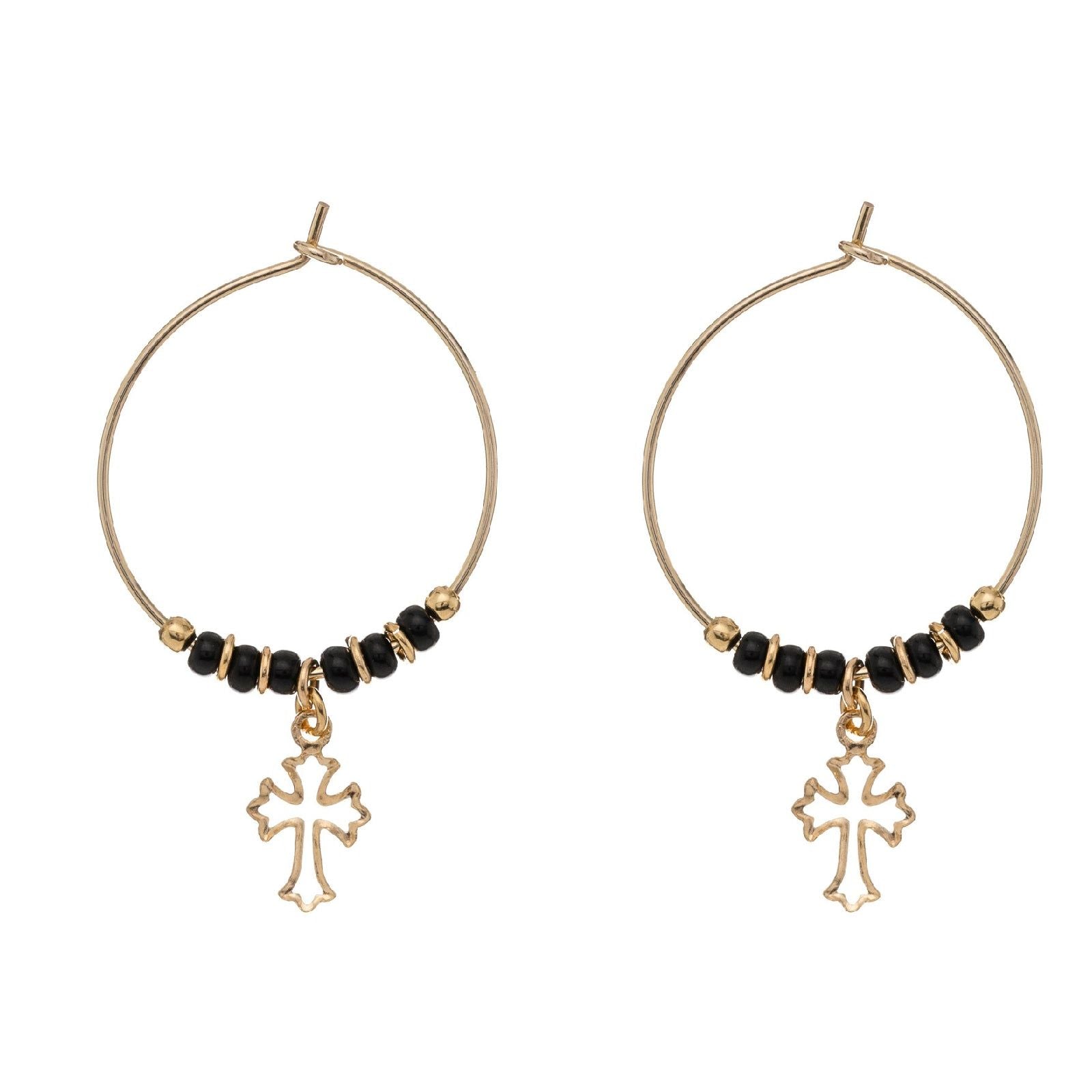 Orecchini Alisia da donna AL2504-ORO-NERO-1