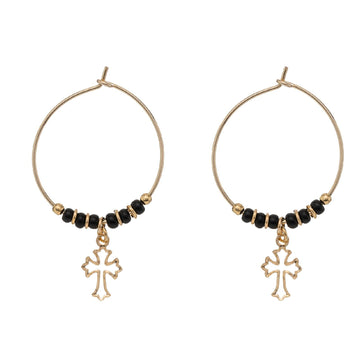 Orecchini Alisia da donna AL2504-ORO-NERO-1