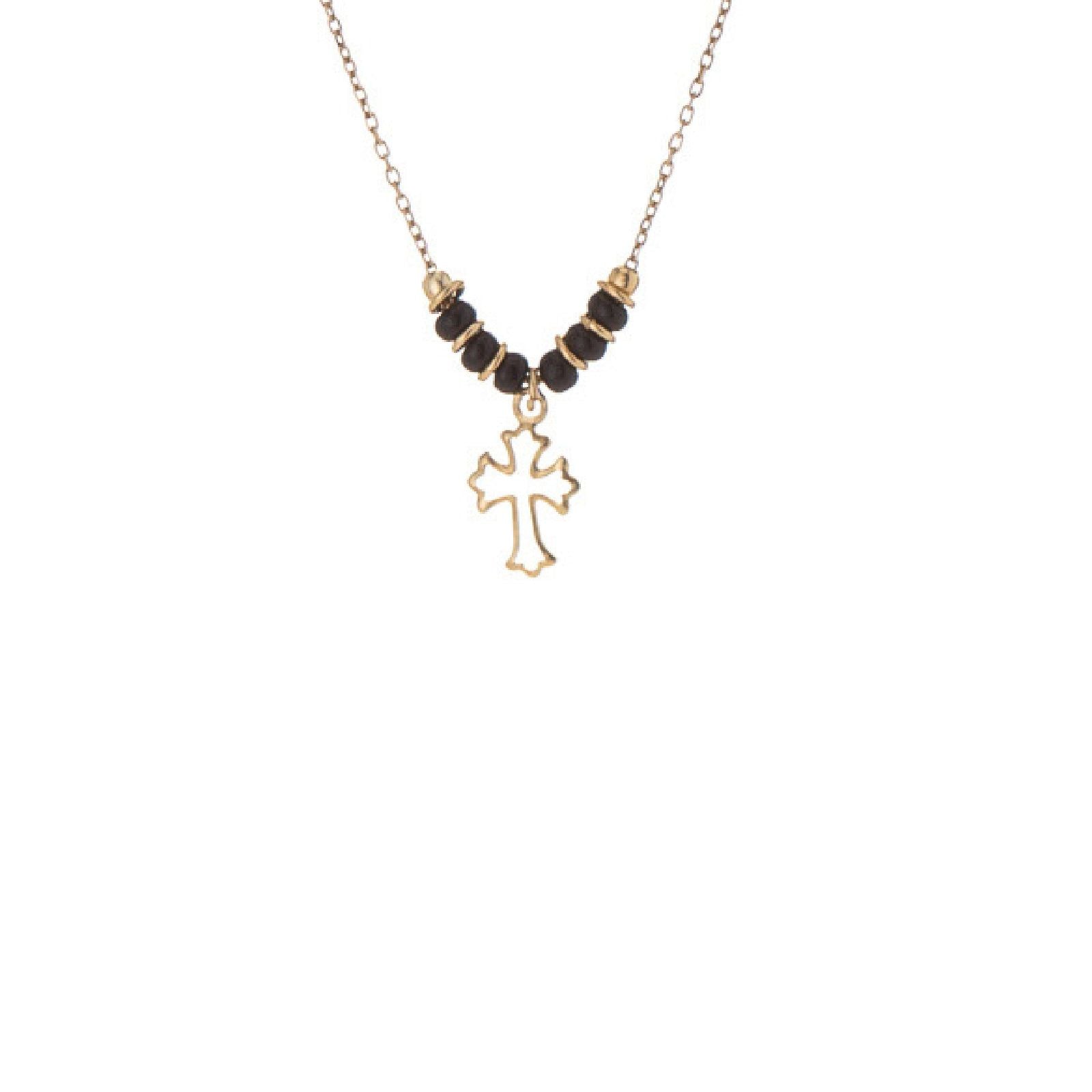 Collana Alisia da donna AL2506-ORO-NERO-1
