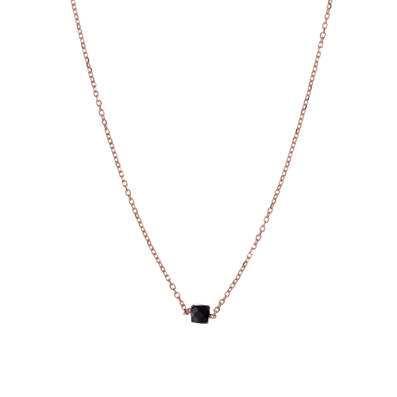 Collana Alisia da donna AL2533-ROSATO-AGATANERA-1