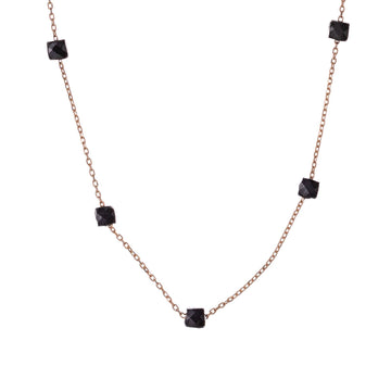 Collana Alisia da donna AL2535-ROSATO-AGATANERA-1
