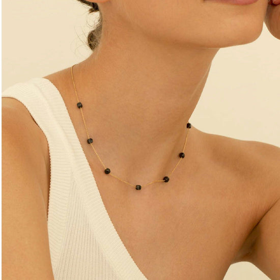 Collana Alisia da donna AL2535-ROSATO-AGATANERA-3