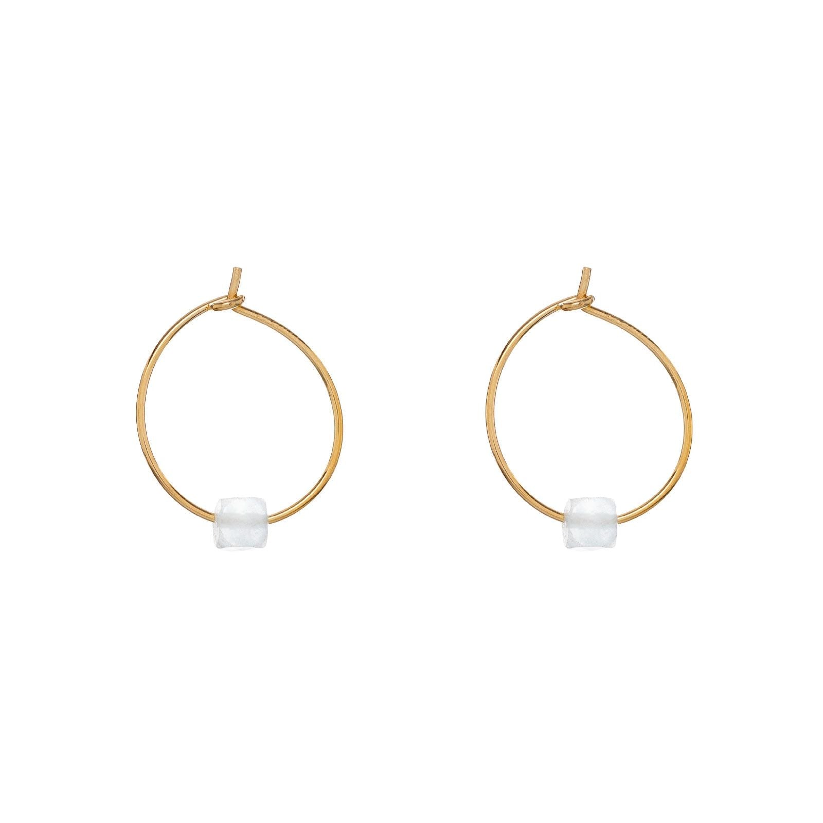 Orecchini Alisia da donna AL2536-ORO-PIETRALUNABIANCA-1