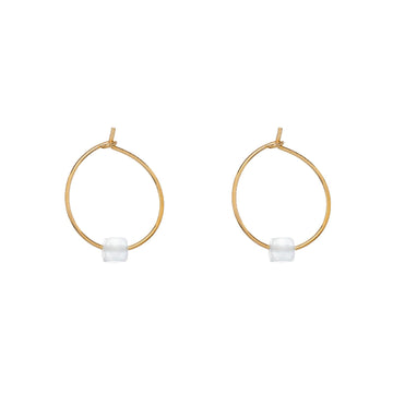 Orecchini Alisia da donna AL2536-ORO-PIETRALUNABIANCA-1