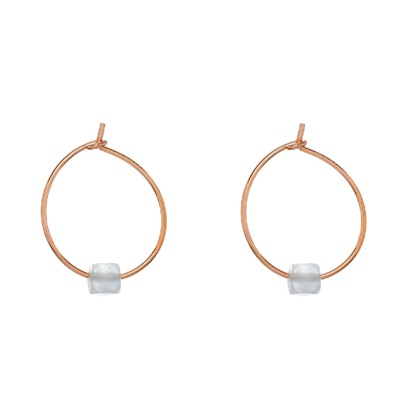 Orecchini Alisia da donna AL2536-ROSATO-ACQUAMARINA-1