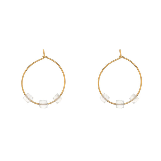 Orecchini Alisia da donna AL2537-ORO-PIETRALUNABIANCA-1