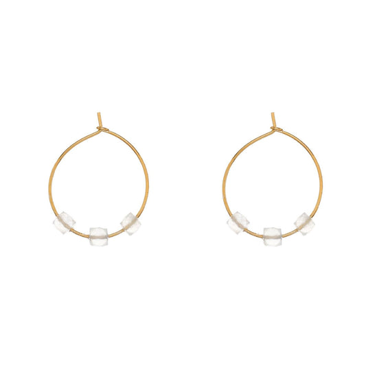 Orecchini Alisia da donna AL2537-ORO-PIETRALUNABIANCA-1