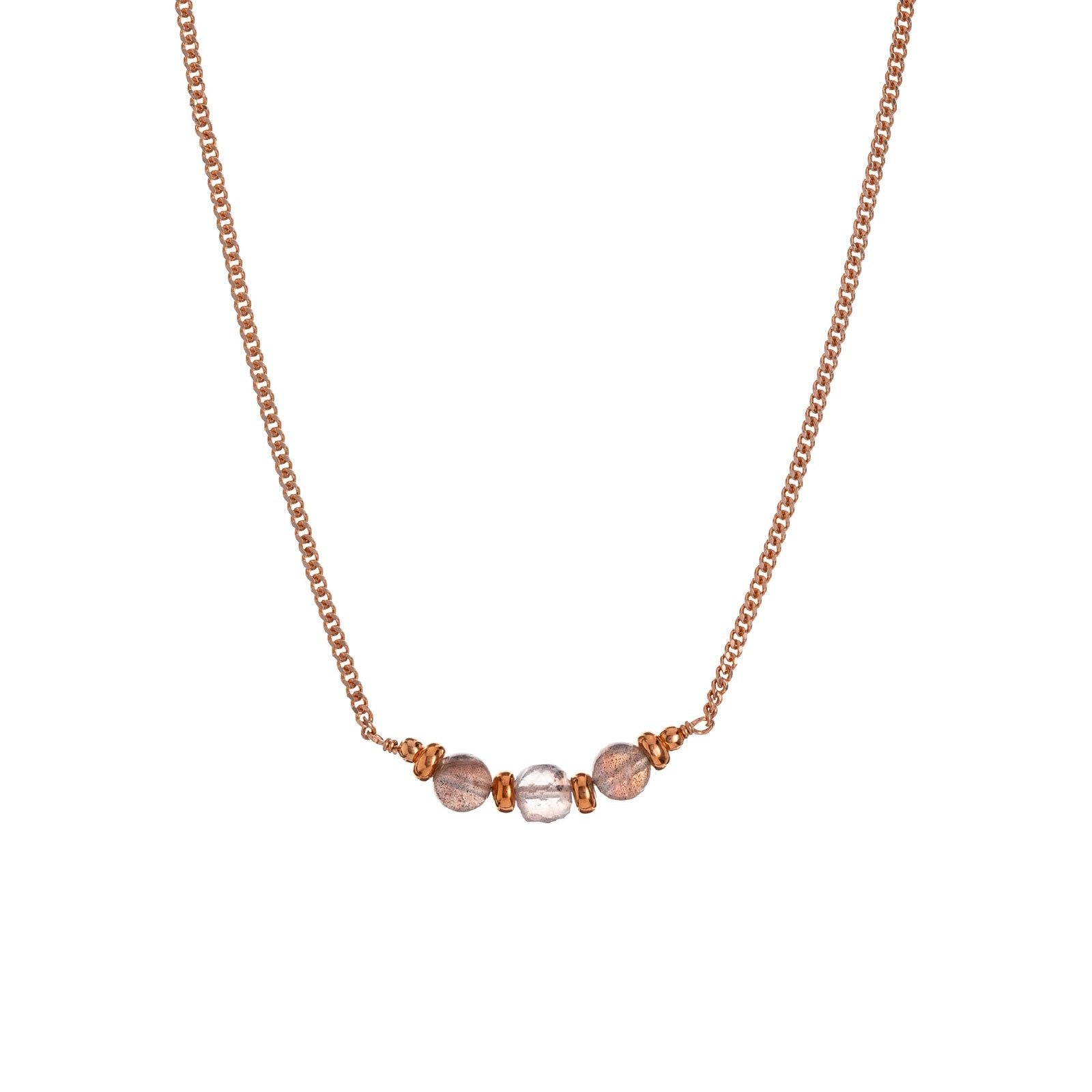 Collana Alisia da donna AL3109-ROSATO-LABRADORITE-1