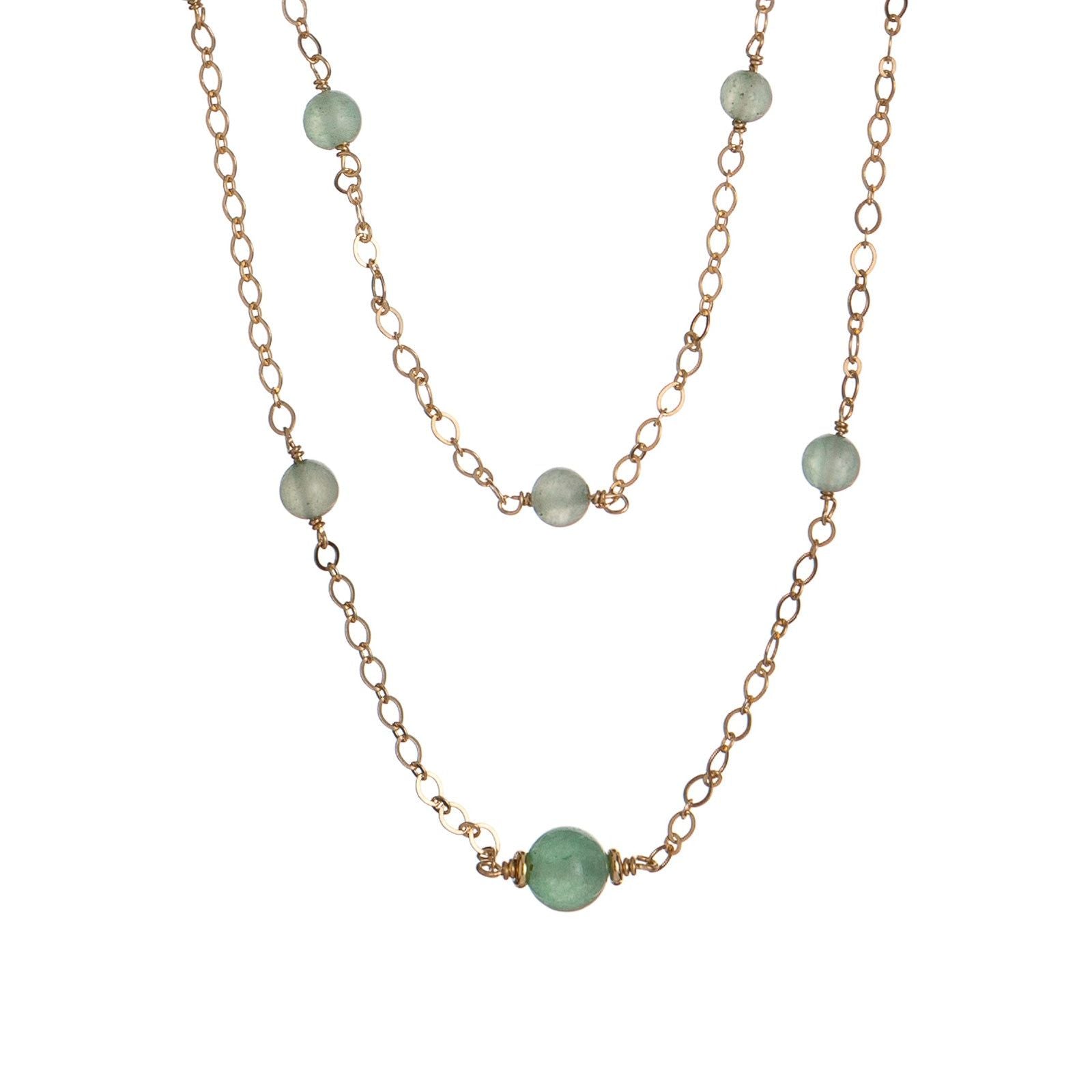 Collana Alisia da donna AL3131-ORO-AVVENTURINA-1