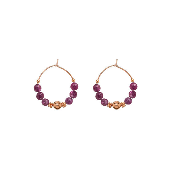 Orecchini Alisia da donna AL3525A-ROSATO-RUBINO-1