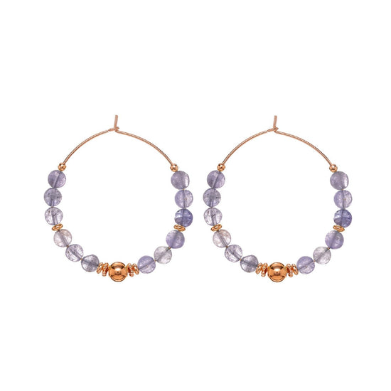 Orecchini Alisia da donna AL3525B-ROSATO-TANZANITE-1