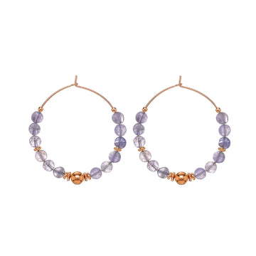 Orecchini Alisia da donna AL3525B-ROSATO-TANZANITE-1