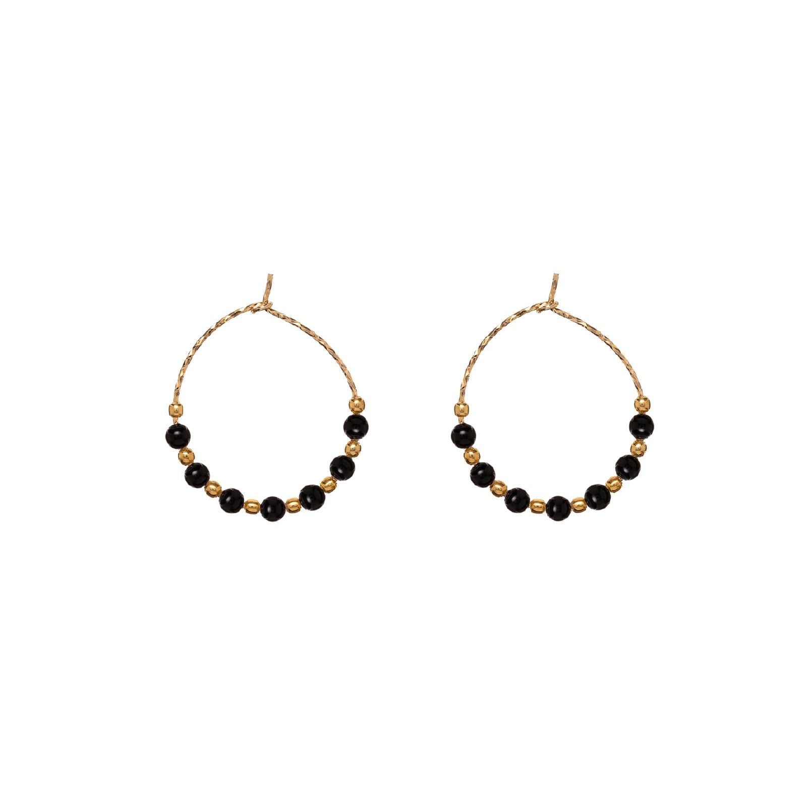 Orecchini Alisia da donna AL3597-ORO-AGATANERA-1