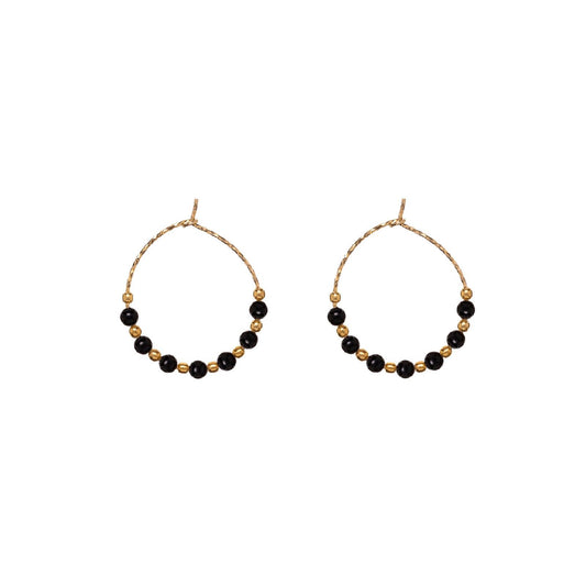 Orecchini Alisia da donna AL3597-ORO-AGATANERA-1