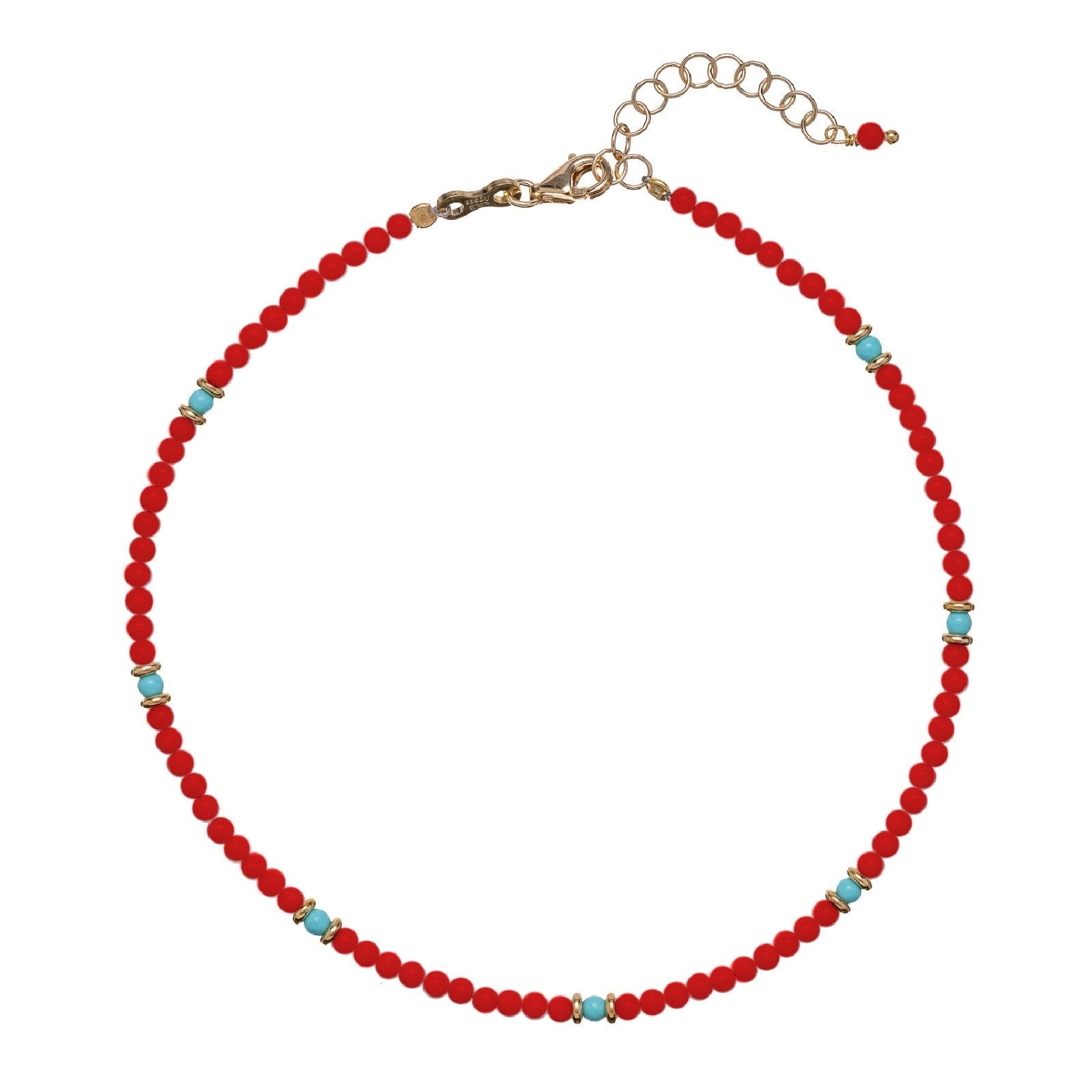 Cavigliera Alisia da donna AL3825-ORO-CORALLOTURCHESE-1