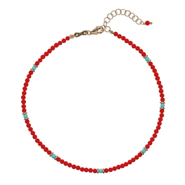 Cavigliera Alisia da donna AL3825-ORO-CORALLOTURCHESE-1