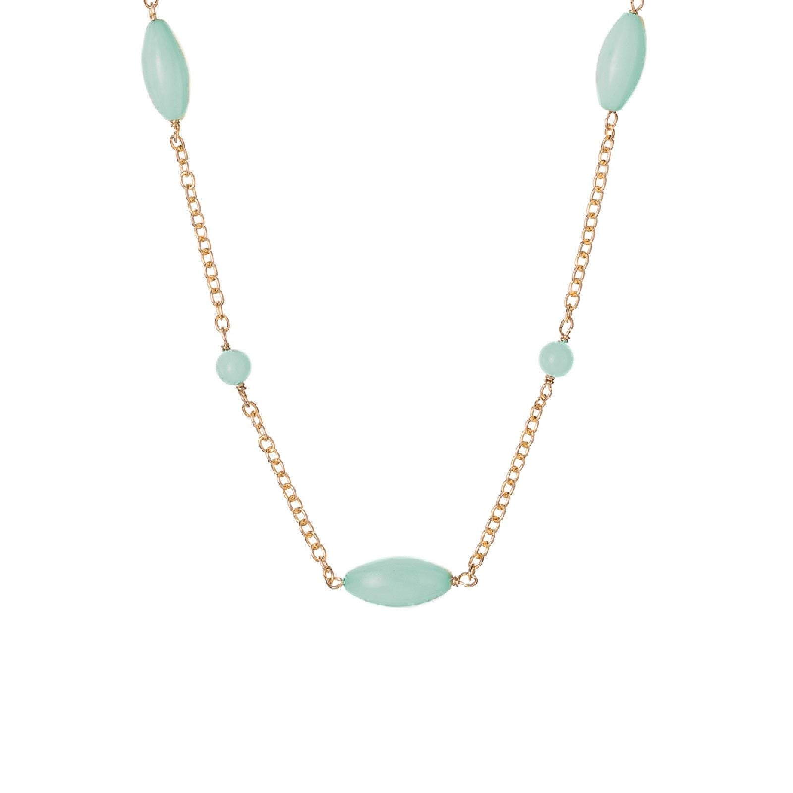 Collana Alisia da donna AL3850-ORO-VERDEACQUA-1