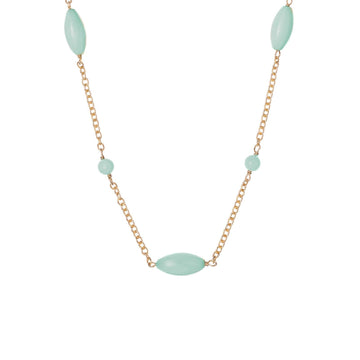 Collana Alisia da donna AL3850-ORO-VERDEACQUA-1
