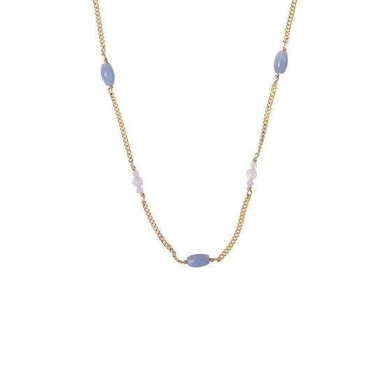 Collana Alisia da donna AL3884-ORO-CALCEDONIO-1