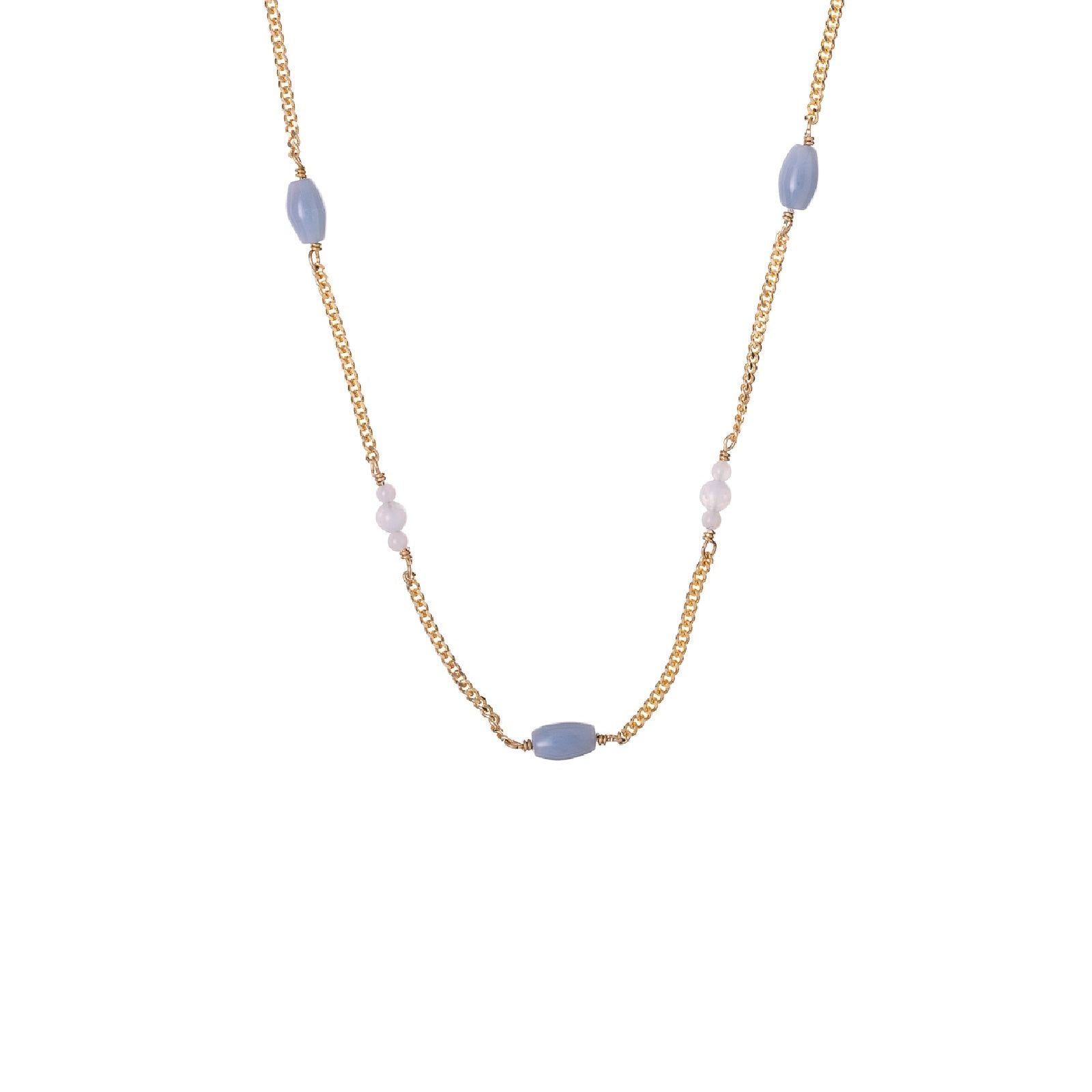 Collana Alisia da donna AL3884-ORO-CALCEDONIO-1