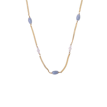 Collana Alisia da donna AL3884-ORO-CALCEDONIO-1