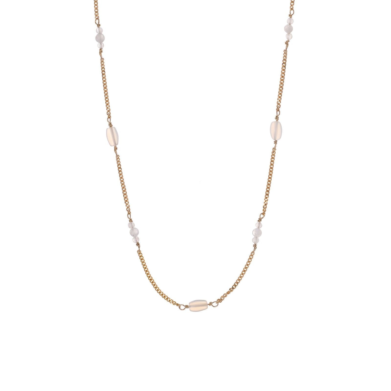 Collana Alisia da donna AL3884-ORO-PIETRALUNABIANCA-1