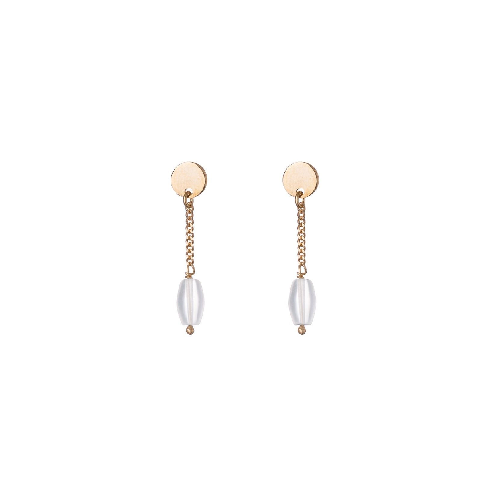 Orecchini Alisia da donna AL3888-ORO-PIETRALUNABIANCA-1