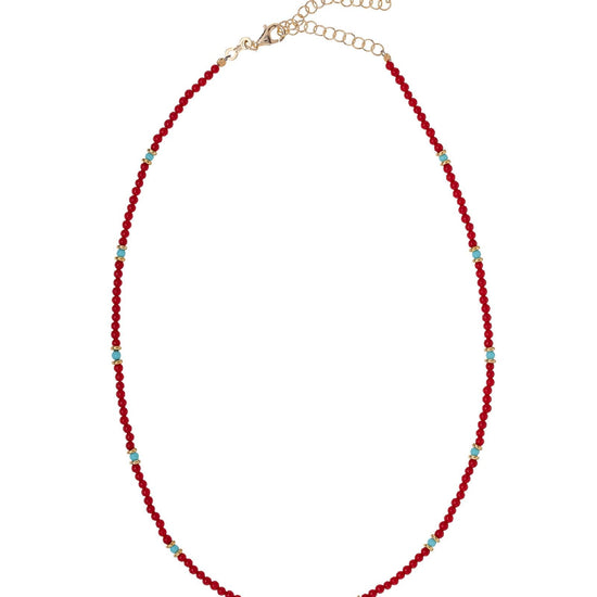 Collana Alisia da donna AL3955-ORO-CORALLOTURCHESE-2