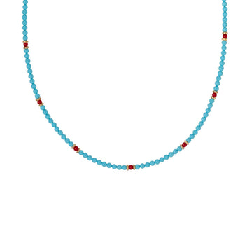 Collana Alisia da donna AL3955-ORO-TURCHESECORALLO-1