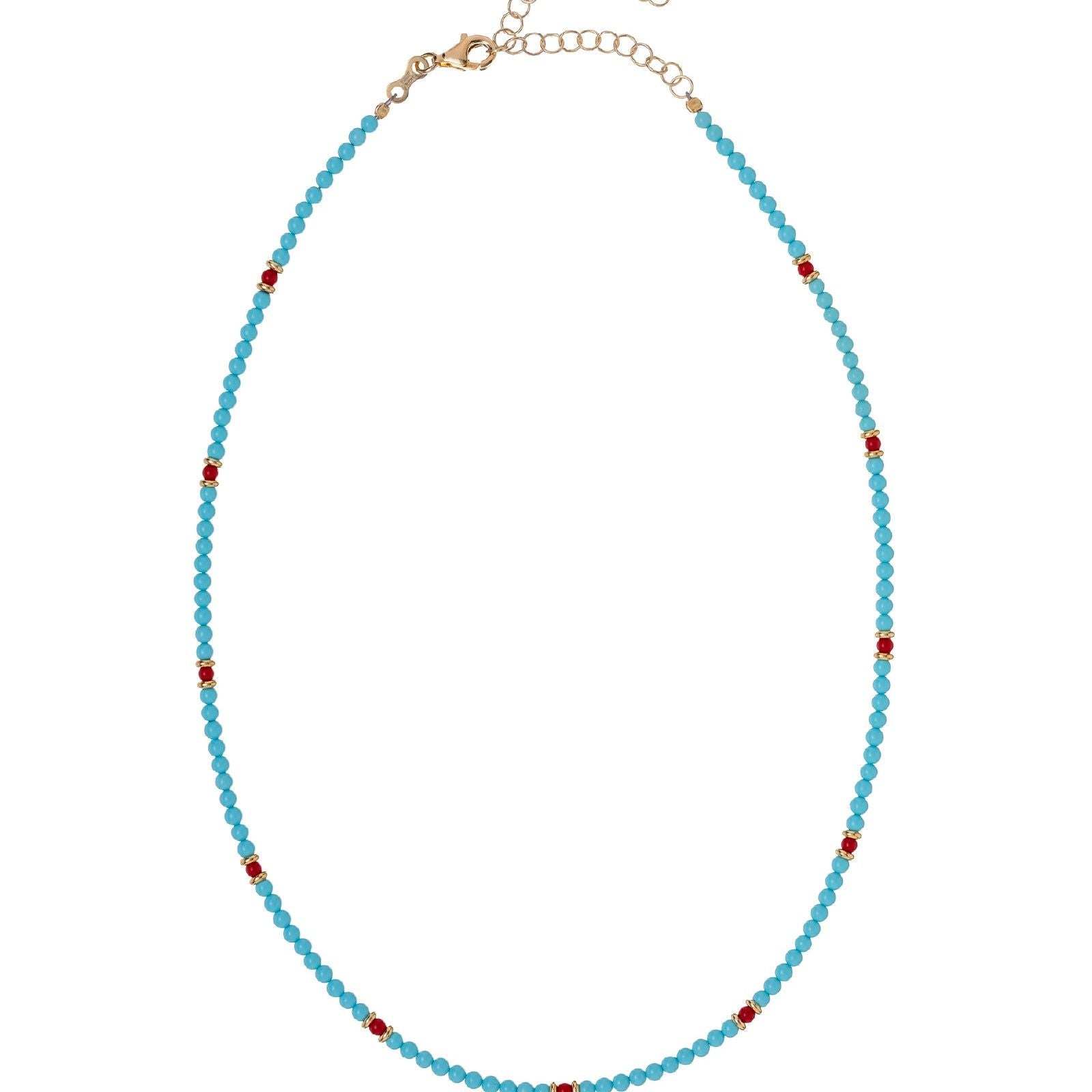 Collana Alisia da donna AL3955-ORO-TURCHESECORALLO-2