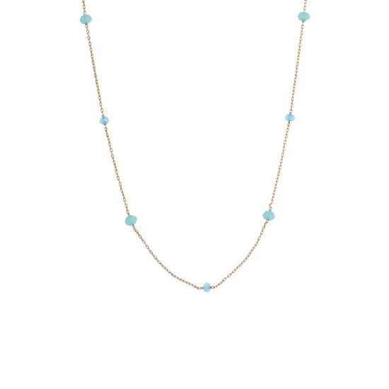 Collana Alisia da donna AL880-ORO-TURCHESE-1