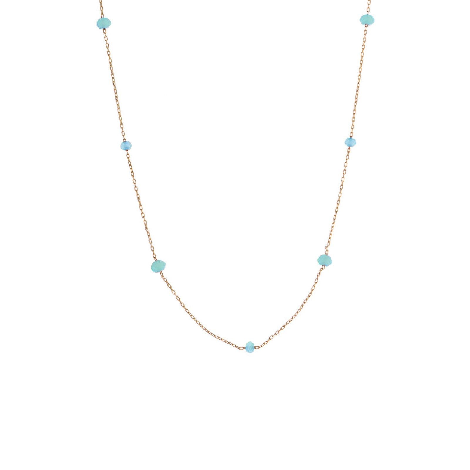 Collana Alisia da donna AL880-ORO-TURCHESE-1