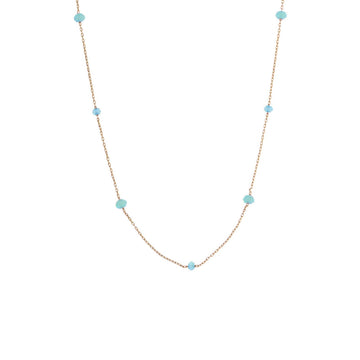 Collana Alisia da donna AL880-ORO-TURCHESE-1