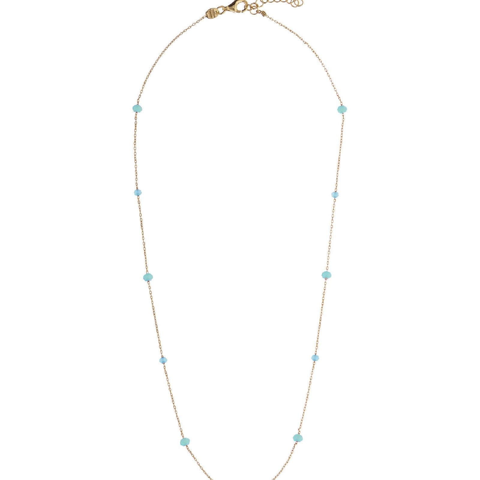Collana Alisia da donna AL880-ORO-TURCHESE-2