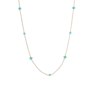 Collana Alisia da donna AL880-ORO-VERDEACQUA-1