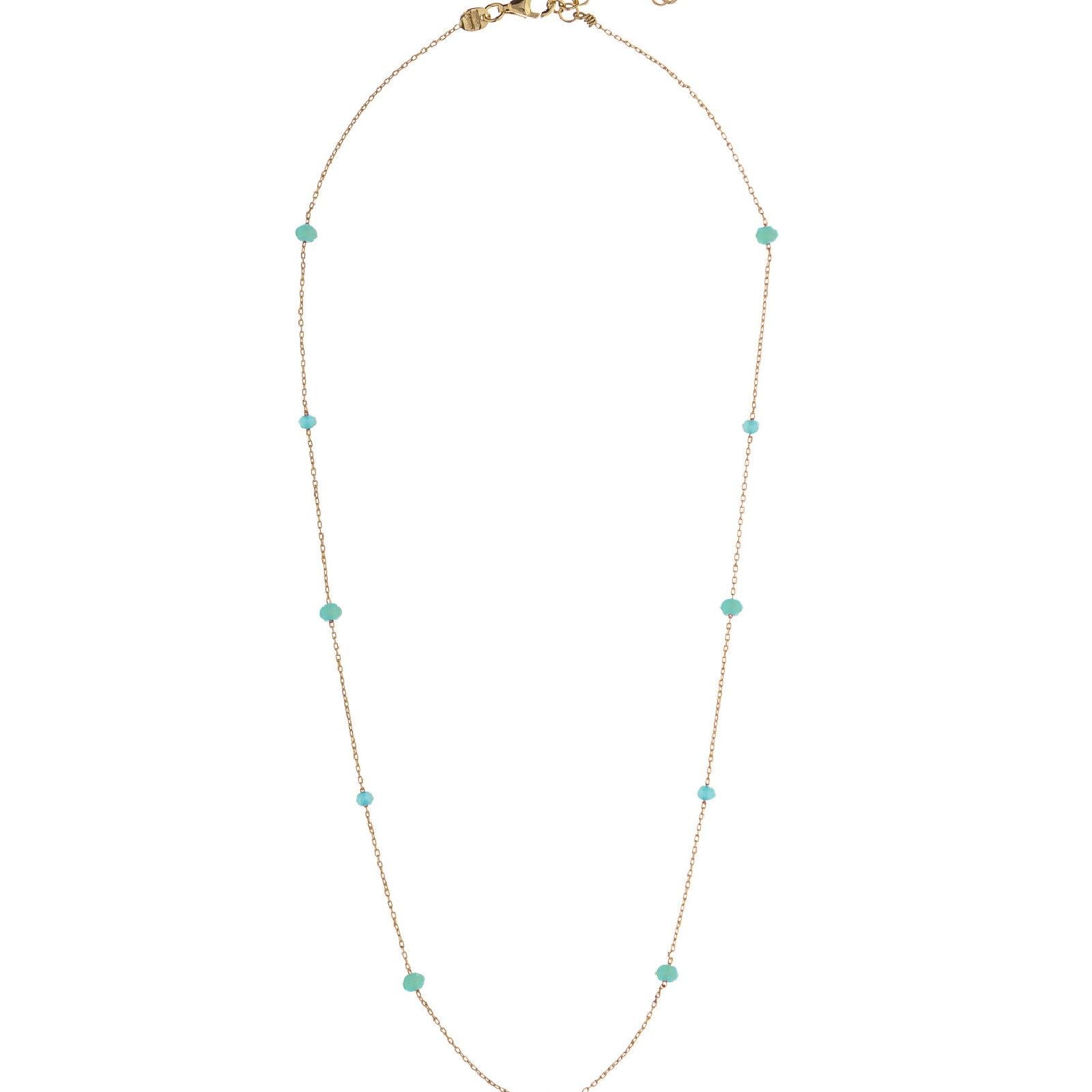Collana Alisia da donna AL880-ORO-VERDEACQUA-2