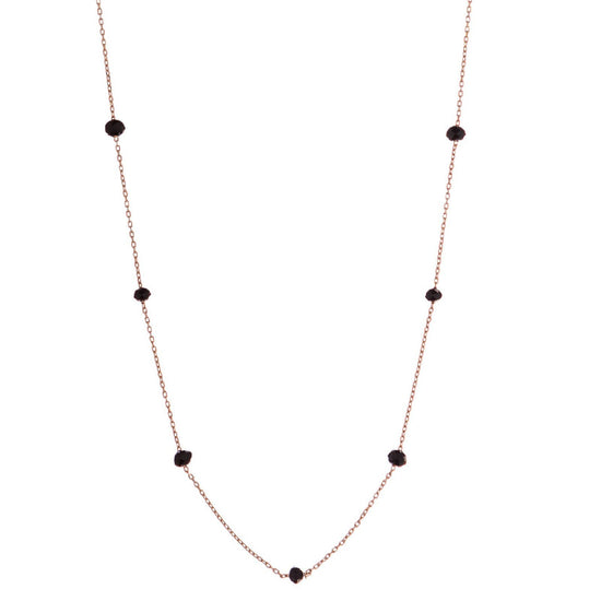 Collana Alisia da donna AL880-ROSATO-NERO-1