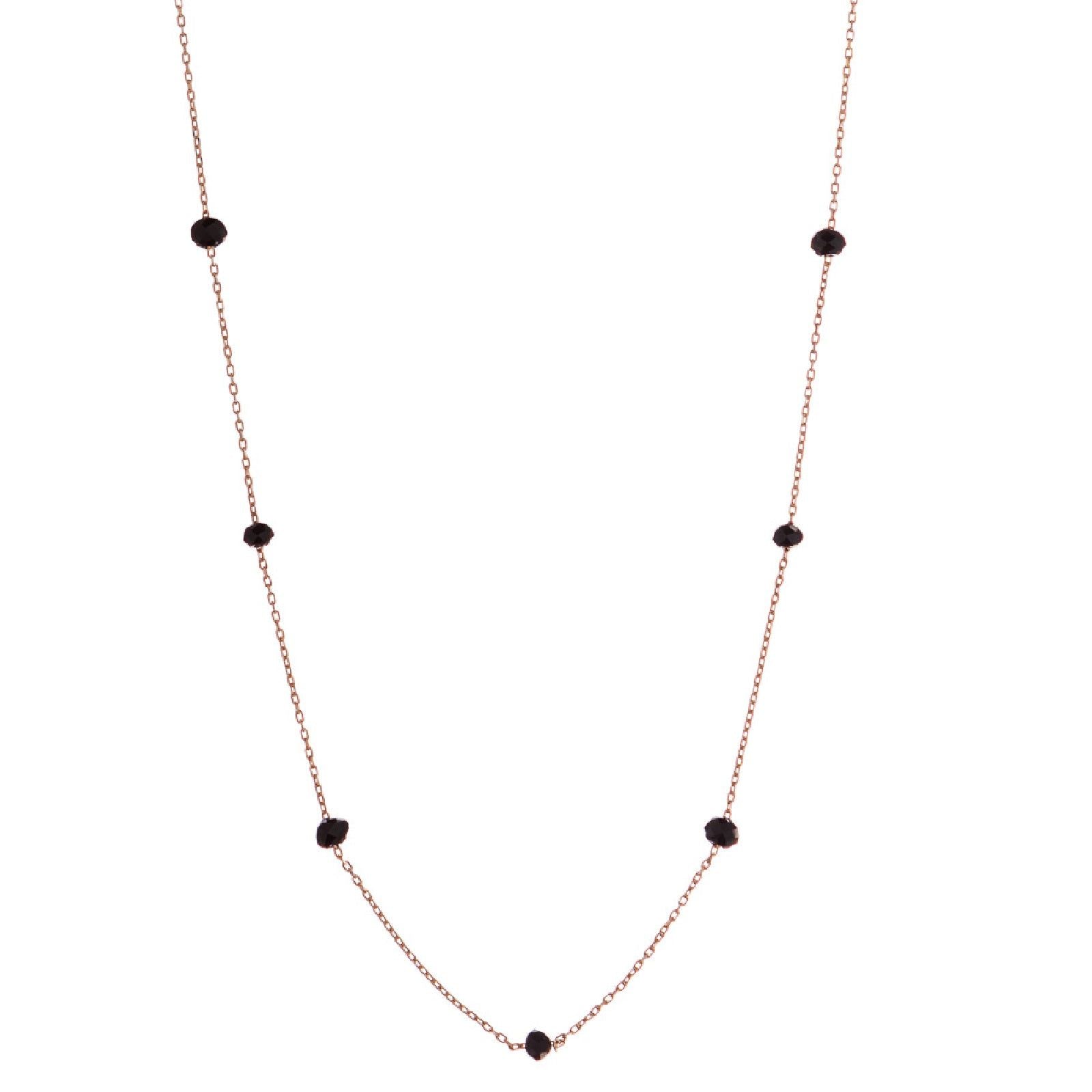 Collana Alisia da donna AL880-ROSATO-NERO-1